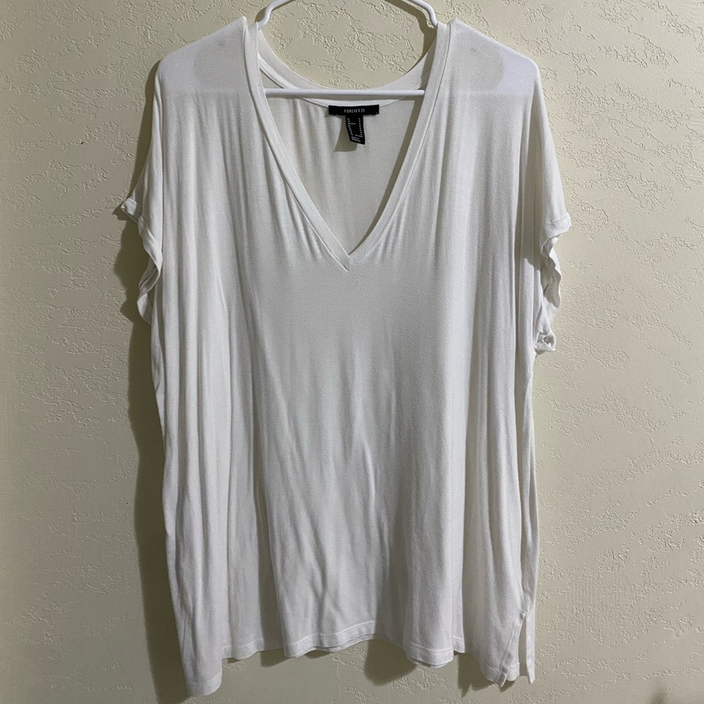 Oversized White Tee